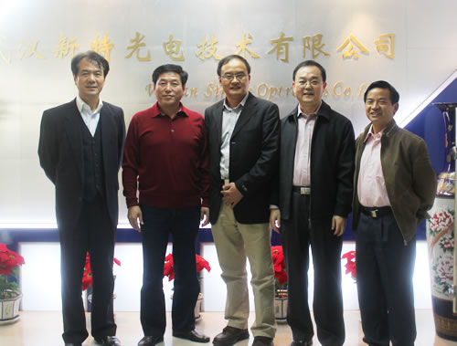 武漢市人民政府副秘書長(zhǎng)高丹彥、武漢市僑聯(lián)主席秦鋒等一行到我司調(diào)研