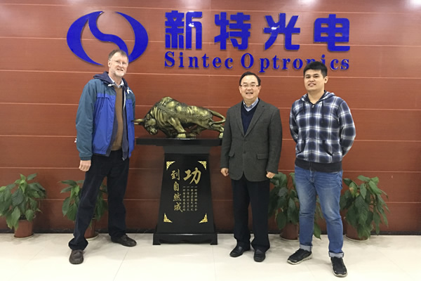 英國(guó)Laser Control公司技術(shù)總監(jiān)訪(fǎng)問(wèn)我司